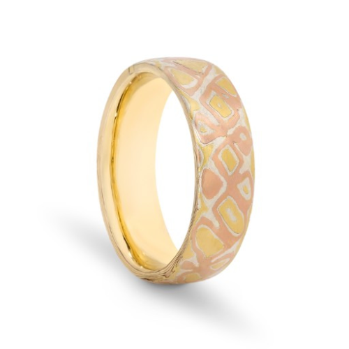 Mokume Gane Ring - Mosaic by Object Maker