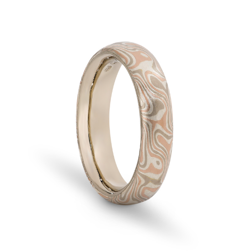 Mokume Gane Band - Tiger by Object Maker Sydney